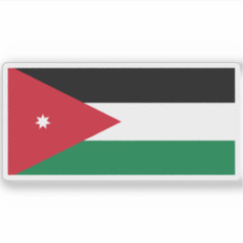 Vlag van Jordanië Sticker