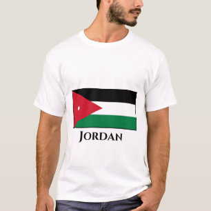 Vlag van Jordanië T-shirt