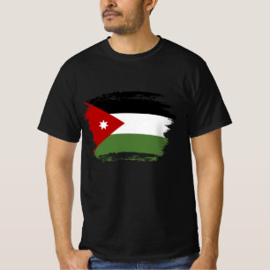 Vlag van Jordanië T-shirt