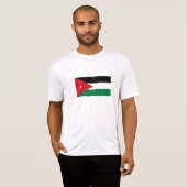 Vlag van Jordanië T-shirt (Voorkant volledig)