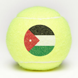 Vlag van Jordanië Tennisballen