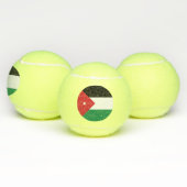 Vlag van Jordanië Tennisballen (Multi)