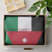 Vlag van Jordanië Tissuepapier (Geschenk)