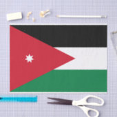 Vlag van Jordanië Tissuepapier (Craft)