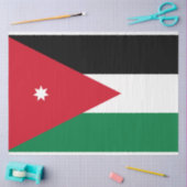 Vlag van Jordanië Tissuepapier (Craft)