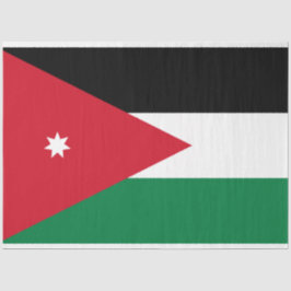 Vlag van Jordanië Tissuepapier