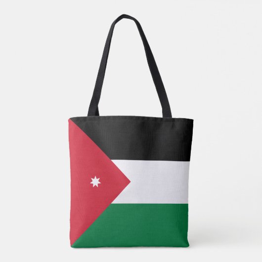 Vlag van Jordanië Tote Bag (Achterkant)