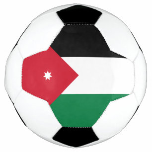 Vlag van Jordanië Voetbal