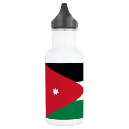 Vlag van Jordanië Waterfles (Links)