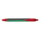 Vlag van Jordanië Zwarte Inkt Pen (Achterkant)