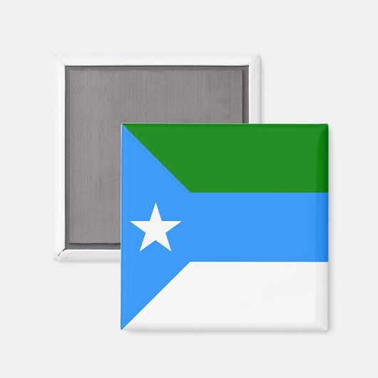Vlag van Jubaland, Somalië Magneet (Voorkant / Achterkant)