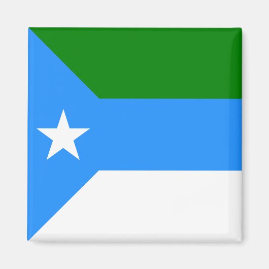 Vlag van Jubaland, Somalië Magneet (Voorkant)