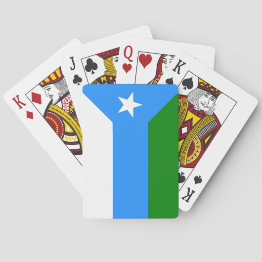 Vlag van Jubaland, Somalië Pokerkaarten (Achterkant)