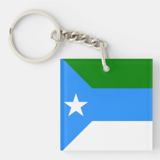 Vlag van Jubaland, Somalië Sleutelhanger (voorkant)