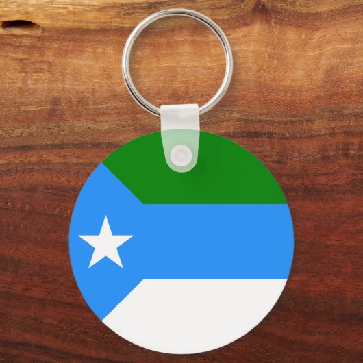Vlag van Jubaland, Somalië Sleutelhanger (Voorkant)