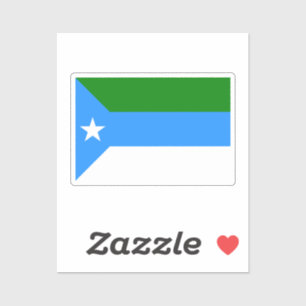 Vlag van Jubaland, Somalië Sticker