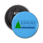Vlag van Juneau, Alaska Bottle Opener (Voorkant)