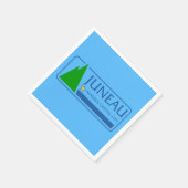 Vlag van Juneau, Alaska Napkins Servet (Hoek)