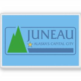 Vlag van Juneau, Alaska Sticker