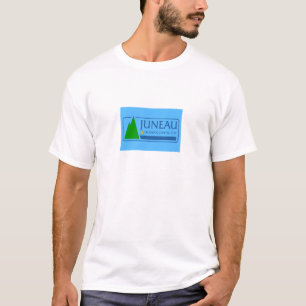 Vlag van Juneau, Alaska T-shirt