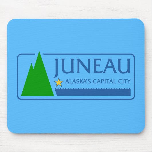 Vlag van Juneau, Muismat Alaska (Voorkant)
