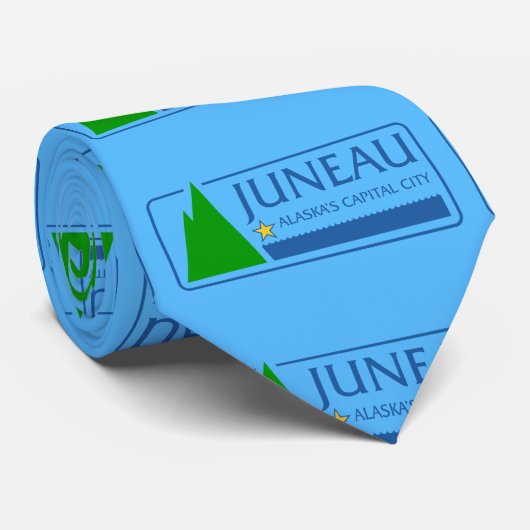 Vlag van Juneau, Stropdas Alaska (Opgerold)