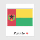 Vlag van Kaapverdië (1975-1992) Sticker (Vel)