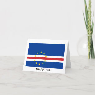 Vlag van Kaapverdië Bedankkaart