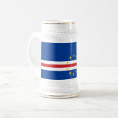 Vlag van Kaapverdië Bierpul (Voorkant links)