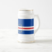 Vlag van Kaapverdië Bierpul (Voorkant rechts)