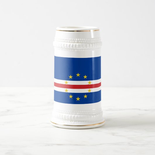 Vlag van Kaapverdië Bierpul (Center)