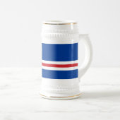 Vlag van Kaapverdië Bierpul (Voorkant rechts)