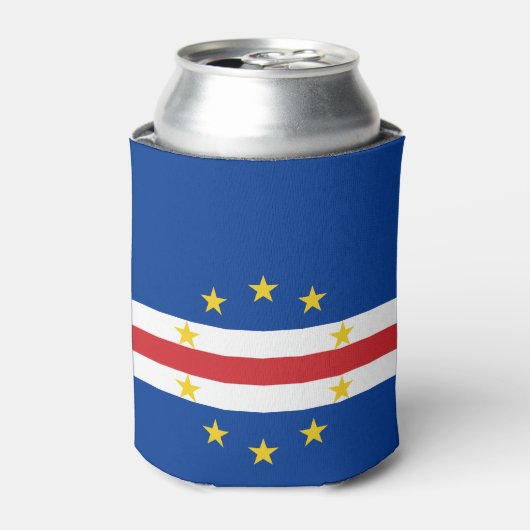 Vlag van Kaapverdië Blikjeskoeler (Blikje Voorkant)