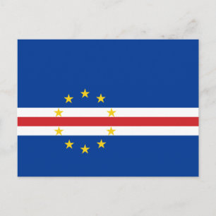 Vlag van Kaapverdië Briefkaart