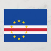 Vlag van Kaapverdië Briefkaart (Voorkant)