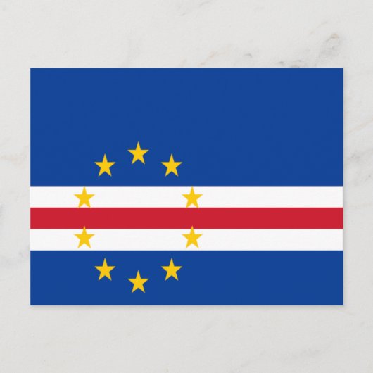 Vlag van Kaapverdië Briefkaart (Voorkant)