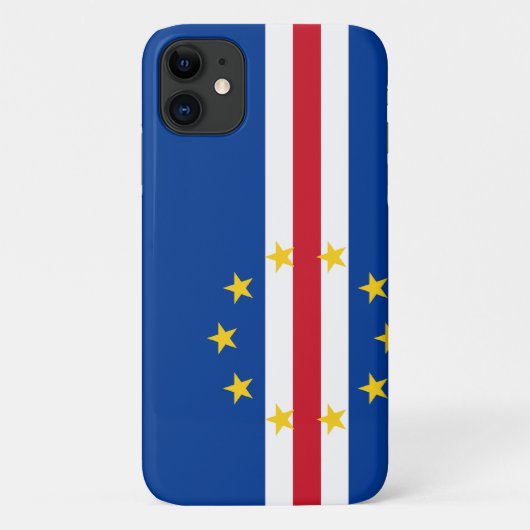 Vlag van Kaapverdië Case-Mate iPhone Case (Achterkant)