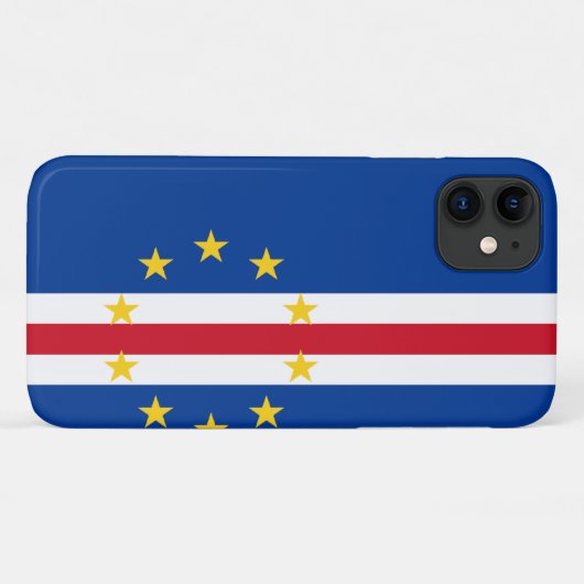 Vlag van Kaapverdië Case-Mate iPhone Case (Achterkant (horizontaal))