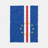Vlag van Kaapverdië Fleece Deken (Voorkant)
