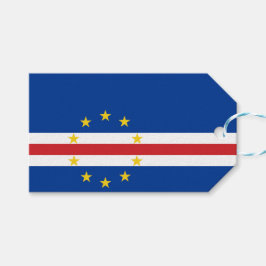 Vlag van Kaapverdië (Kaapverdië) Cadeaulabel