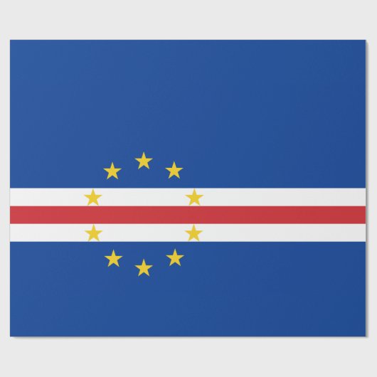 Vlag van Kaapverdië (Kaapverdië) Cadeaupapier (Vlak)