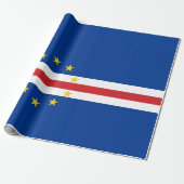 Vlag van Kaapverdië (Kaapverdië) Cadeaupapier (Uitgerold)