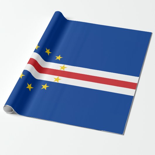Vlag van Kaapverdië (Kaapverdië) Cadeaupapier (Uitgerold)