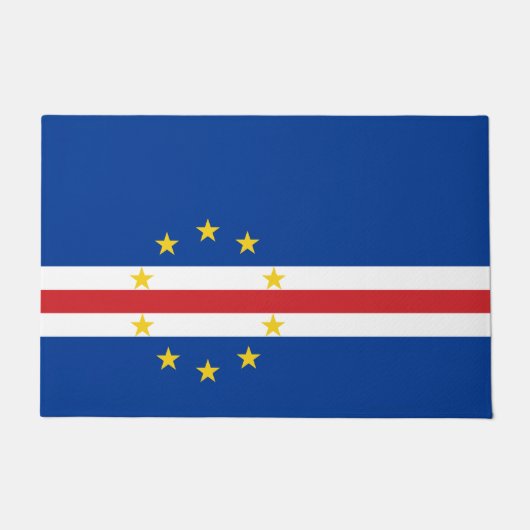 Vlag van Kaapverdië (Kaapverdië) Deurmat (Voorkant)