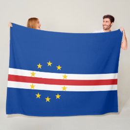 Vlag van Kaapverdië (Kaapverdië) Fleece Deken