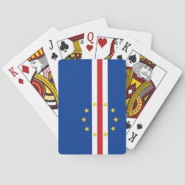 Vlag van Kaapverdië (Kaapverdië) Pokerkaarten