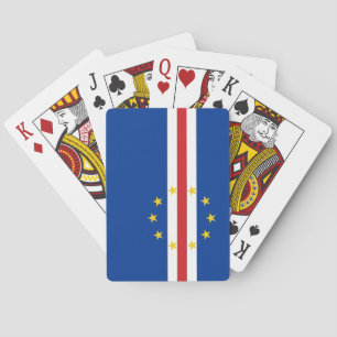 Vlag van Kaapverdië (Kaapverdië) Pokerkaarten