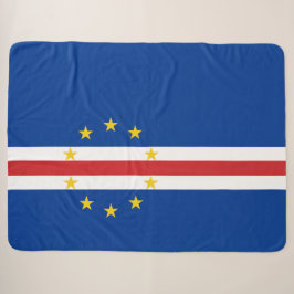 Vlag van Kaapverdië (Kaapverdië) Sherpa Deken