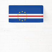 Vlag van Kaapverdië (Kaapverdië) Spandoek (Insitu)