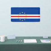 Vlag van Kaapverdië (Kaapverdië) Spandoek (Beurs)